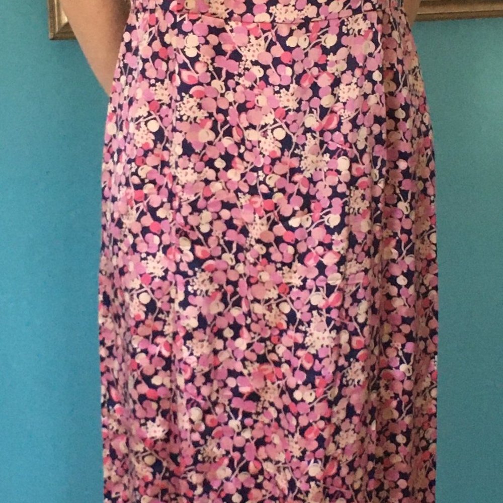 Silk Jill Stuart floral dress size 6